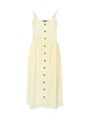 Yours Curve Yellow Linen Sundress - Image 5 of 5