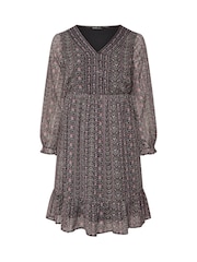 Yours Curve Black Embellished Mini Dress - Image 5 of 5