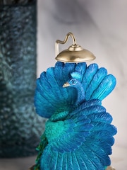 Blue Peacock Shower Bathroom Ornament - Image 2 of 5