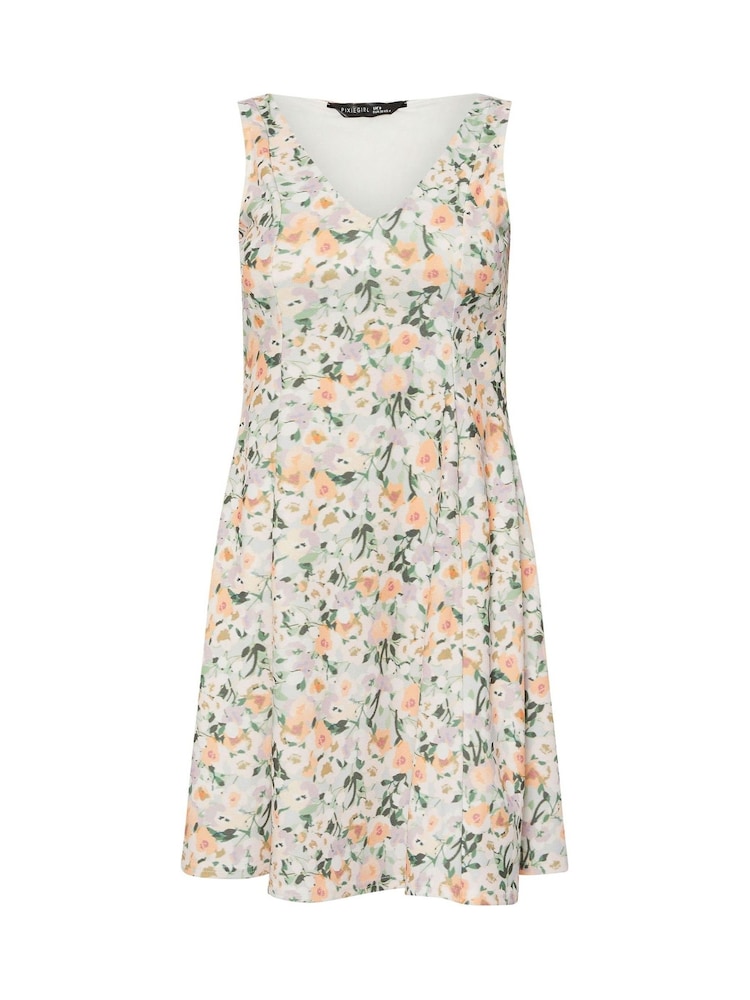 Vestido PixieGirl Petite com estampa floral Print - Imagem 1 de 1