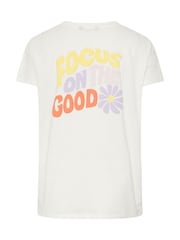 Yours Curve White Printed T-Shirt - Image 7 of 7