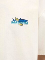 JACK & JONES White Short Sleeve Back Graphic Print T-Shirt - Image 5 of 7