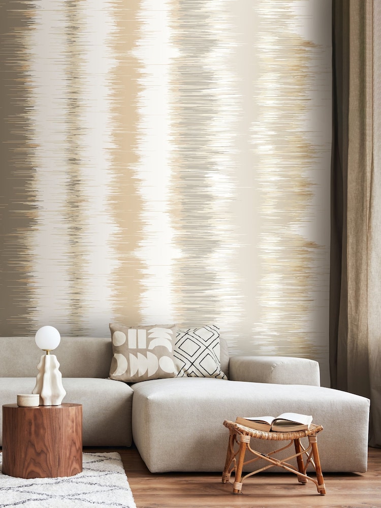Origin Murals Stone Grey Linear Stripe 2.8m x 3.5m Wall Mural - Image 1 of 3 Origin Murals Stone Grey Linear Stripe 2.8m x 3.5m Wall Mural - Image 1 of 3