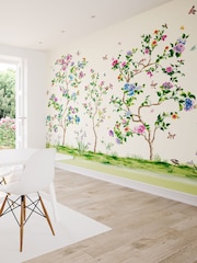 Origin Murals Ivory Oriental Flower Tree Wall Mural - Image 1 of 2