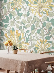 Origin Murals Seafoam Honeysuckle 2.8m x 3.5m Wall Mural - Image 2 of 3