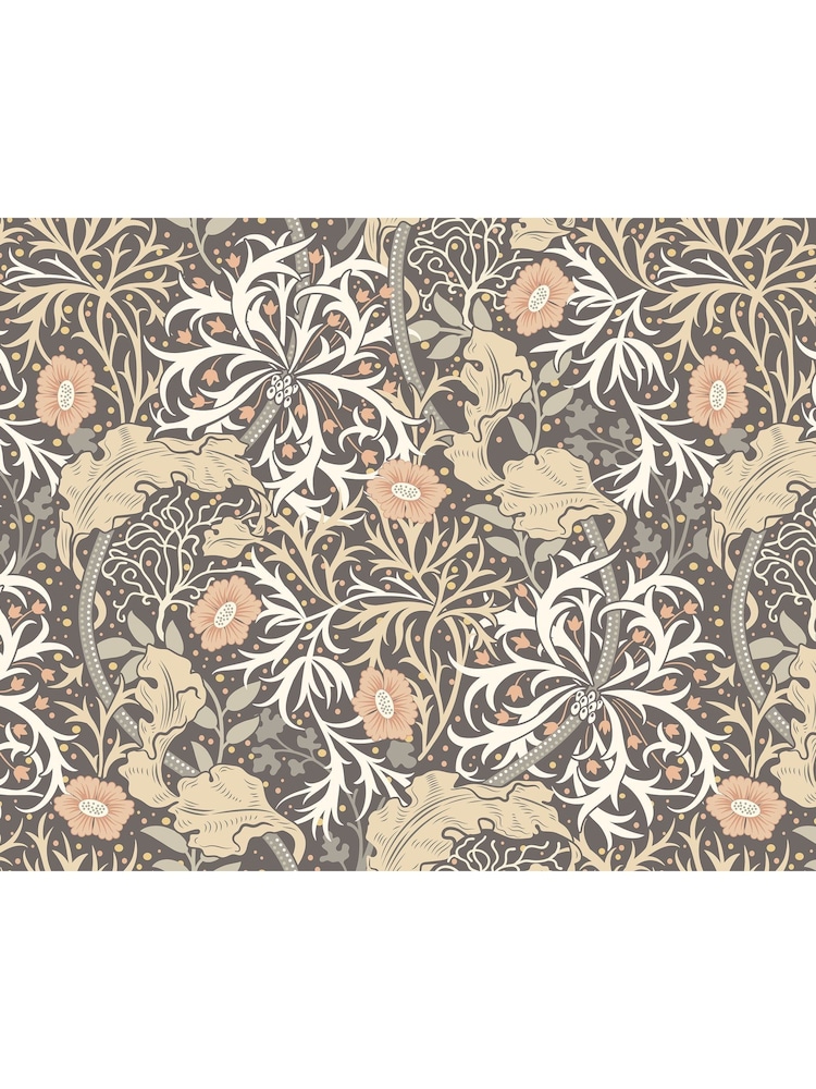 Origin Murals Charcoal Trailing Seaweed Garden 2.8m x 3.5m Wall Mural - Image 3 of 3 Origin Murals Charcoal Trailing Seaweed Garden 2.8m x 3.5m Wall Mural - Image 3 of 3