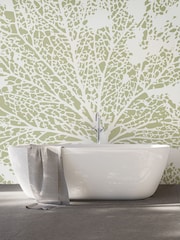 Origin Murals Sage Green Skeleton Leaf 2.8m x 3.5m Wall Mural - Image 2 of 3