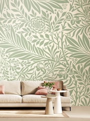 Origin Murals Sage Green Trailing Ferns 2.8m x 3.5m Wall Mural - Image 1 of 4