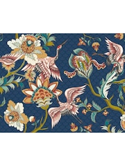 Origin Murals Navy Blue Cranes in Flight Wall Mural - Image 3 of 3