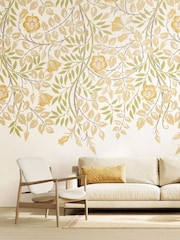 Origin Murals Gold and Olive Cascading Rosehip 2.8m x 3.5m Wall Mural - Image 2 of 3