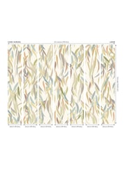 Origin Murals Natural Stone Willow Leaves 2.8m x 3.5m Wall Mural - Image 4 of 4