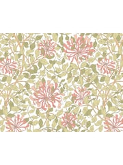 Origin Murals Soft Coral Honeysuckle A4 Wallpaper Sample - Image 1 of 1
