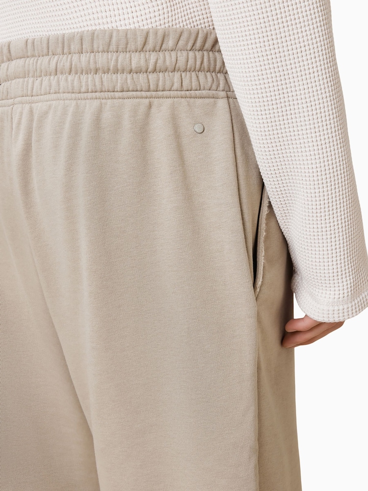 AllSaints Brown Helix Sweat Shorts - Image 3 of 6