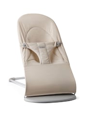 BabyBjörn Light Beige Baby Bouncer Balance Soft Woven Jersey Tri Fabric - Image 1 of 5