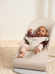 BabyBjörn Light Beige Baby Bouncer Balance Soft Woven Jersey Tri Fabric - Image 5 of 5