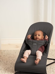 BabyBjörn Dark Grey Baby Bouncer Balance Soft Woven Jersey Tri Fabric - Image 1 of 5