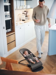 BabyBjörn Dark Grey Baby Bouncer Balance Soft Woven Jersey Tri Fabric - Image 3 of 5