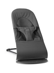 BabyBjörn Dark Grey Baby Bouncer Balance Soft Woven Jersey Tri Fabric - Image 5 of 5