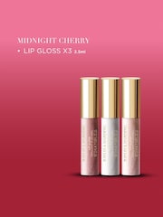 Baylis & Harding Midnight Cherry Glossy Lip Trio Gift Set - Image 2 of 5