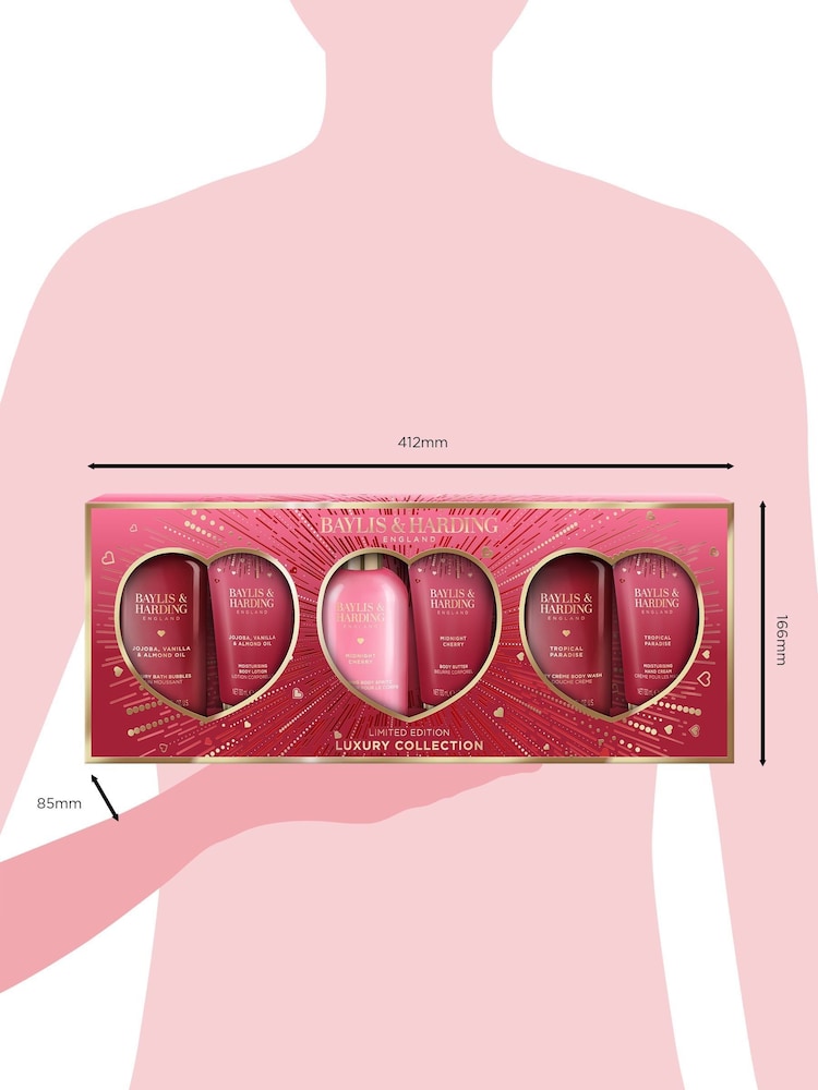 Baylis & Harding Midnight Cherry Body Pamper Gift Set - Image 5 of 5 Baylis & Harding Midnight Cherry Body Pamper Gift Set - Image 5 of 5