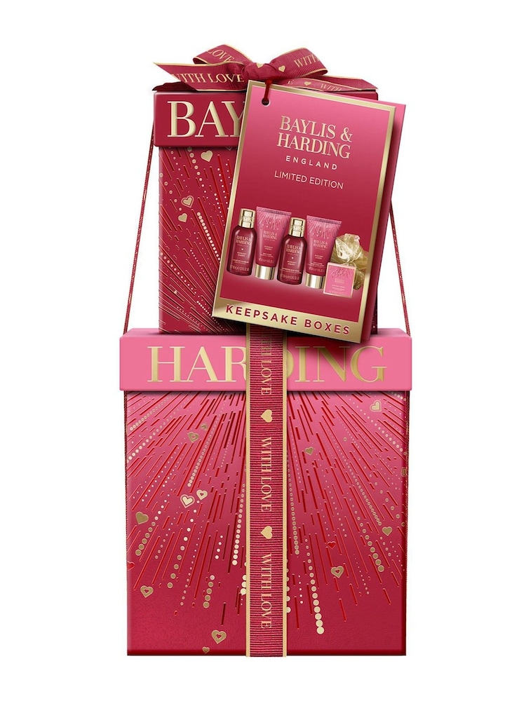 Baylis & Harding Midnight Cherry Luxury Pamper Present Gift Set - Image 1 of 5 Baylis & Harding Midnight Cherry Luxury Pamper Present Gift Set - Image 1 of 5