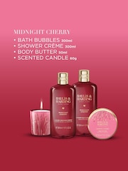 Baylis & Harding Midnight Cherry Gift Wrapped Candlelit Bathing Gift Set - Image 2 of 5