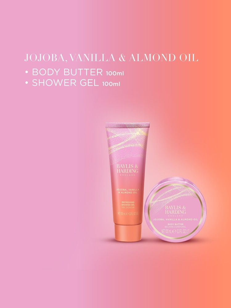 Baylis & Harding Jojoba, Vanilla & Almond Oil Indulgent Body Pamper Duo Gift Set - Image 2 of 5