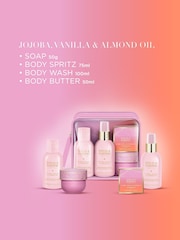 Baylis & Harding Jojoba Vanilla & Almond Oil Luxury Travel Wash Bag Gift Set - Image 2 of 5