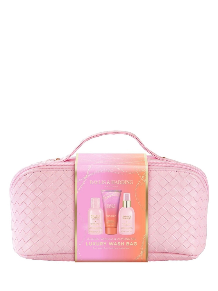Baylis & Harding Jojoba Vanilla & Almond Oil Luxury Wash Bag Gift Set - Image 1 of 5