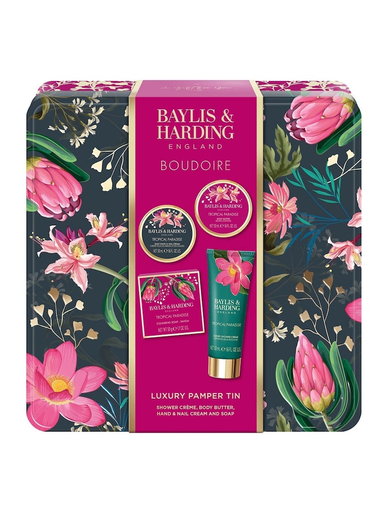 Baylis & Harding Boudoire Luxury Pamper Tin Gift Set - Image 1 of 5