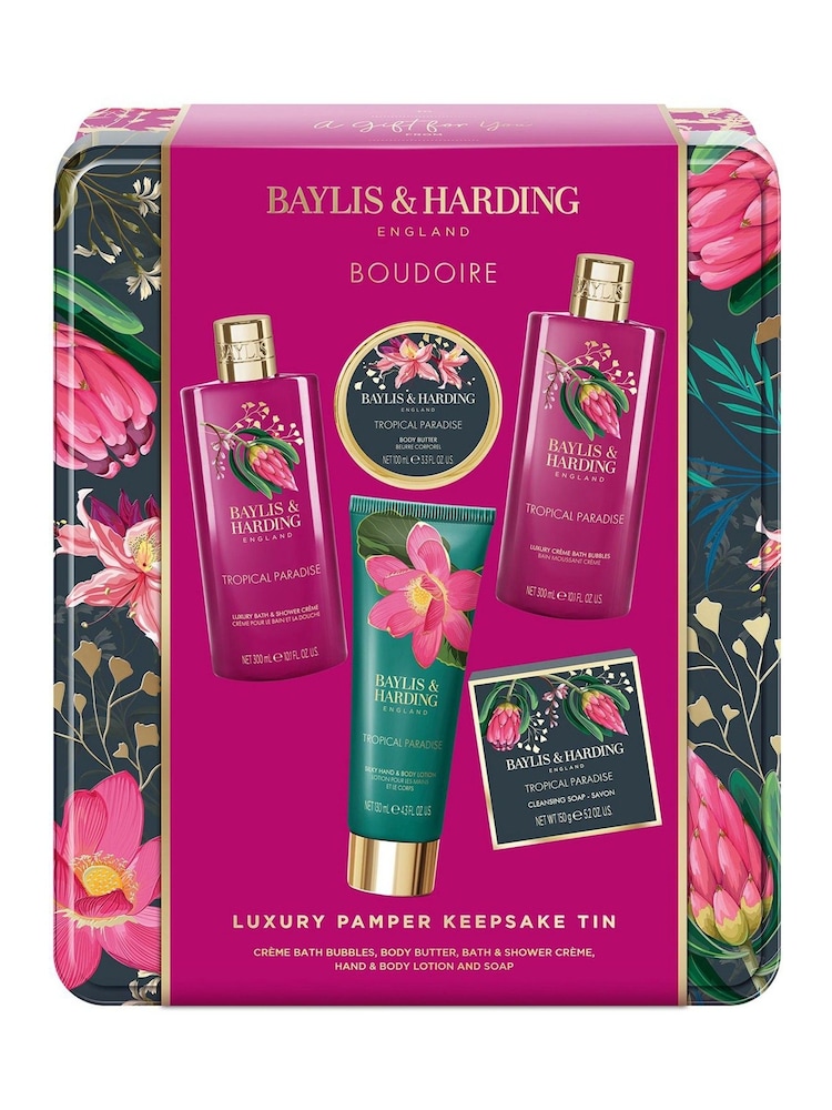 Baylis & Harding Boudoire Luxury Pamper Tin Gift Set - Image 1 of 5