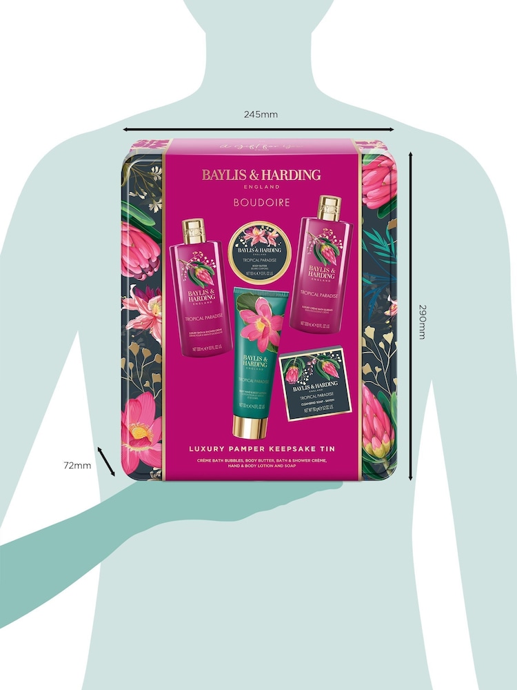 Baylis & Harding Boudoire Luxury Pamper Tin Gift Set - Image 5 of 5