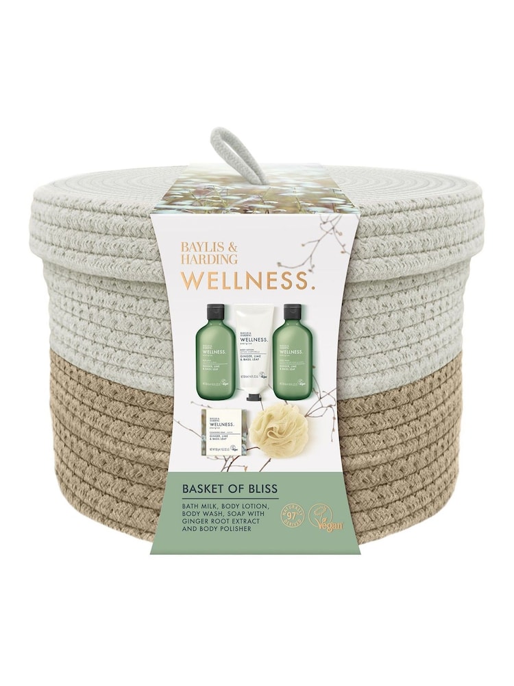 Baylis & Harding Wellness Basket Of Bliss Gift Set - Image 1 of 6