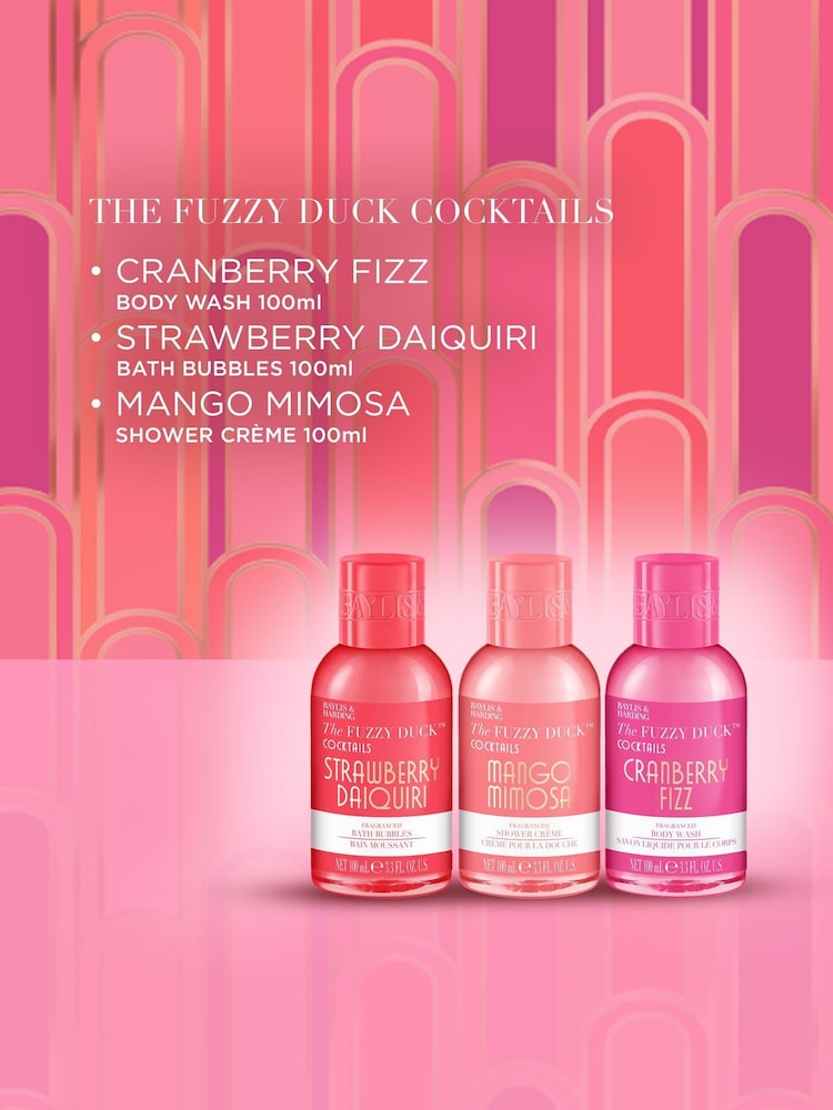 Baylis & Harding The Fuzzy Duck Cotswold Cocktails Luxury Mini Indulgent Shower Gift Set - Image 2 of 5