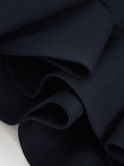 Reiss Navy Robin Ruffle-Hem Mini Skirt - Image 5 of 5