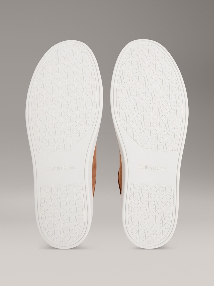 Calvin Klein Brown Suede Oxford Shoes - Image 5 of 5 Calvin Klein Brown Suede Oxford Shoes - Image 5 of 5