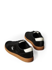 Calvin Klein Black Low Profile Cupsole Leather Trainers - Image 3 of 5