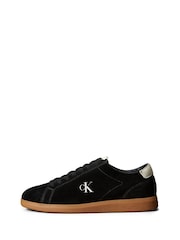 Calvin Klein Black Low Profile Cupsole Leather Trainers - Image 5 of 5