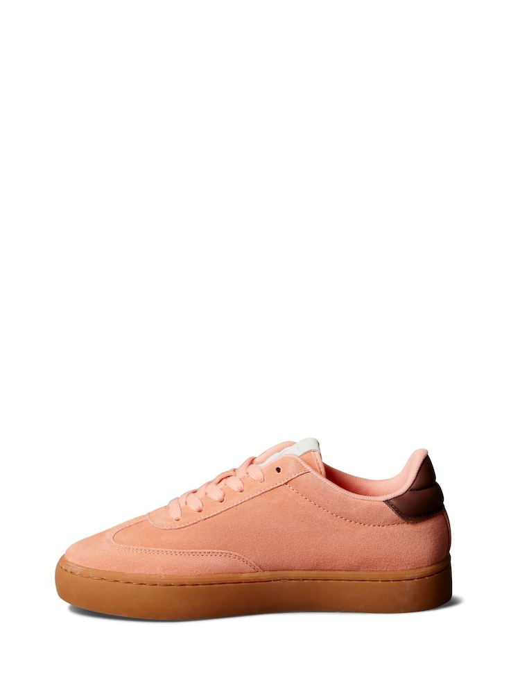 Calvin Klein Orange Classic Cupsole Mix In Trainer - Image 5 of 5 Calvin Klein Orange Classic Cupsole Mix In Trainer - Image 5 of 5