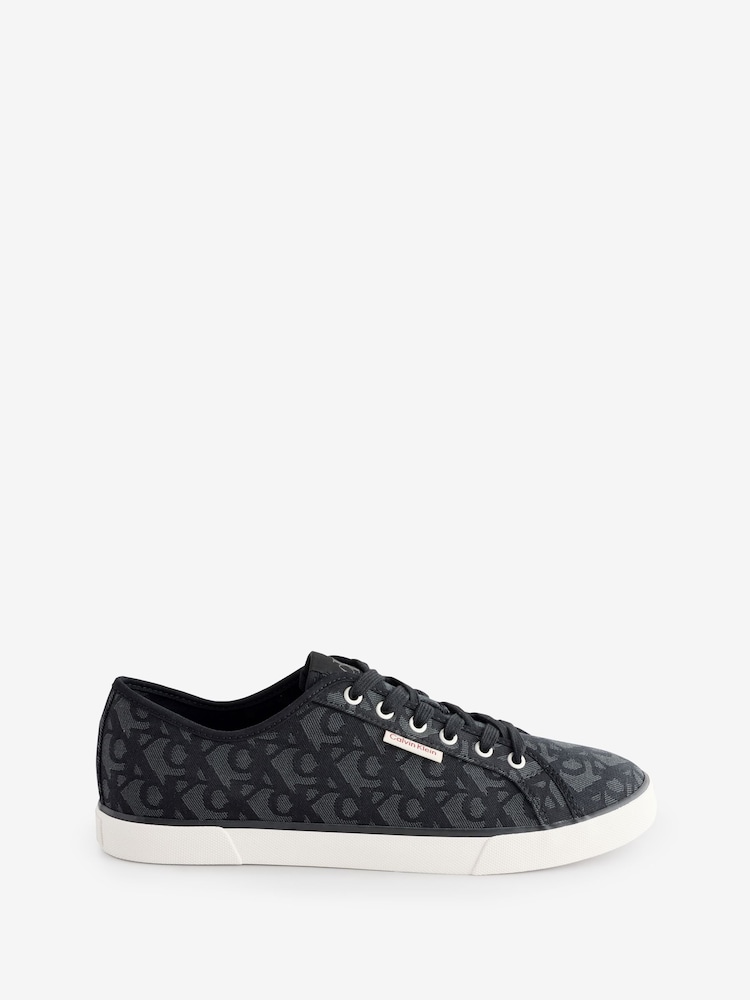 Calvin Klein Black Essential Vulcanised Trainers - Image 1 of 1