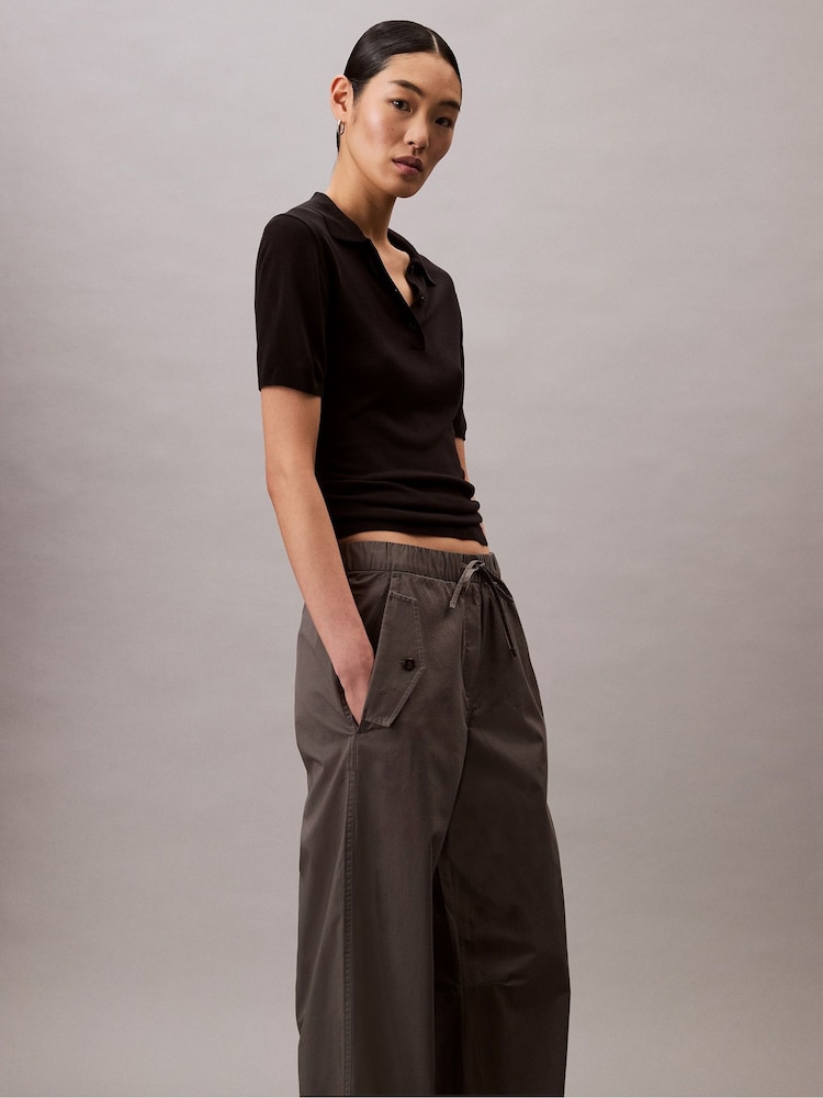 Calça cargo leve de algodão Calvin Klein joggers - Imagem 5 de 5