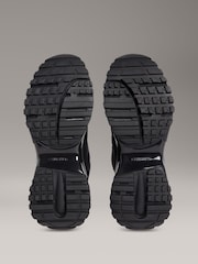 Calvin Klein Black Hike Leather Runner Casual Shoes - Image 5 of 5