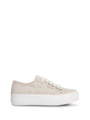 Calvin Klein Vulcanised Flat Jacquard Trainers - Imagem 1 de 4