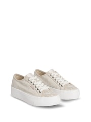 Calvin Klein Vulcanised Flat Jacquard Trainers - Imagem 2 de 4
