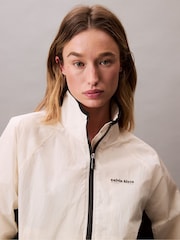 Calvin Klein Brown Retro Track Jacket - Image 3 of 5