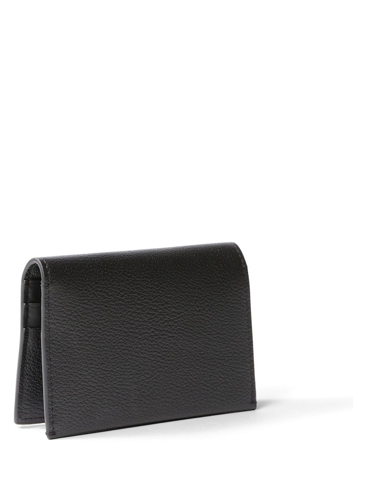 Calvin Klein Black Minimal Monogram Flap Cardcase - Image 2 of 3