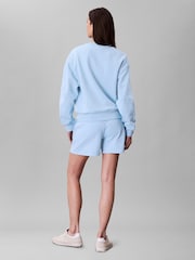 Calvin Klein Blue French Terry Shorts - Image 2 of 6
