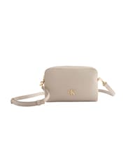 Calvin Klein White Off Monogram Cross-Body Bag - Image 1 of 1
