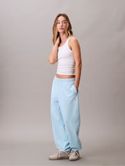 Calvin Klein Blue Monologo French Terry Joggers - Image 1 of 6