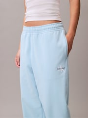 Calvin Klein Blue Monologo French Terry Joggers - Image 4 of 6
